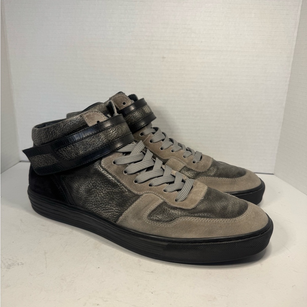 Hogan Rebel 11 45 High Top Sneakers Vintage Lace Up Glasse Ehemuvp Men Size 11 - Picture 2 of 9